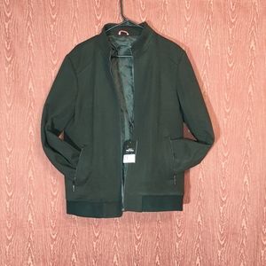 POLOGIZE BLACK LONG SLEEVE FULL ZIP ROUND NECK MEN'S JACKET SIZE S NWT